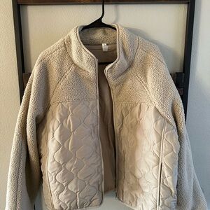 Z by Zella women’s faux shearling mixed media Jacket